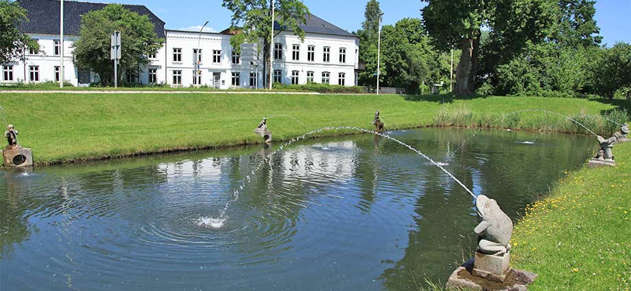 Die Schleusenbecken des ehemaligen Eiderkanals in Rendsburg